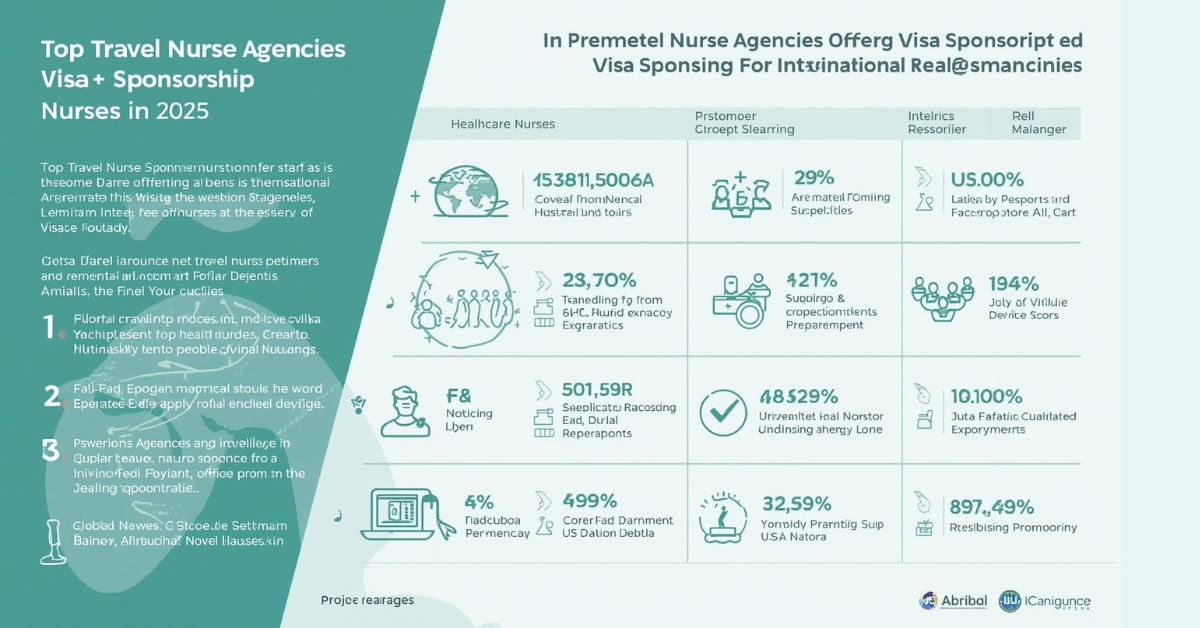 The Top Travel Nurse Agencies That Offer Visa Sponsorship for International Nurses in 2025