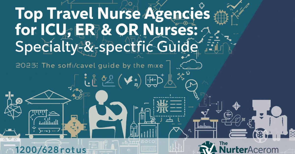 The Top Travel Nurse Agencies for ICU, ER & OR Nurses: Specialty-Specific Guide (2025)