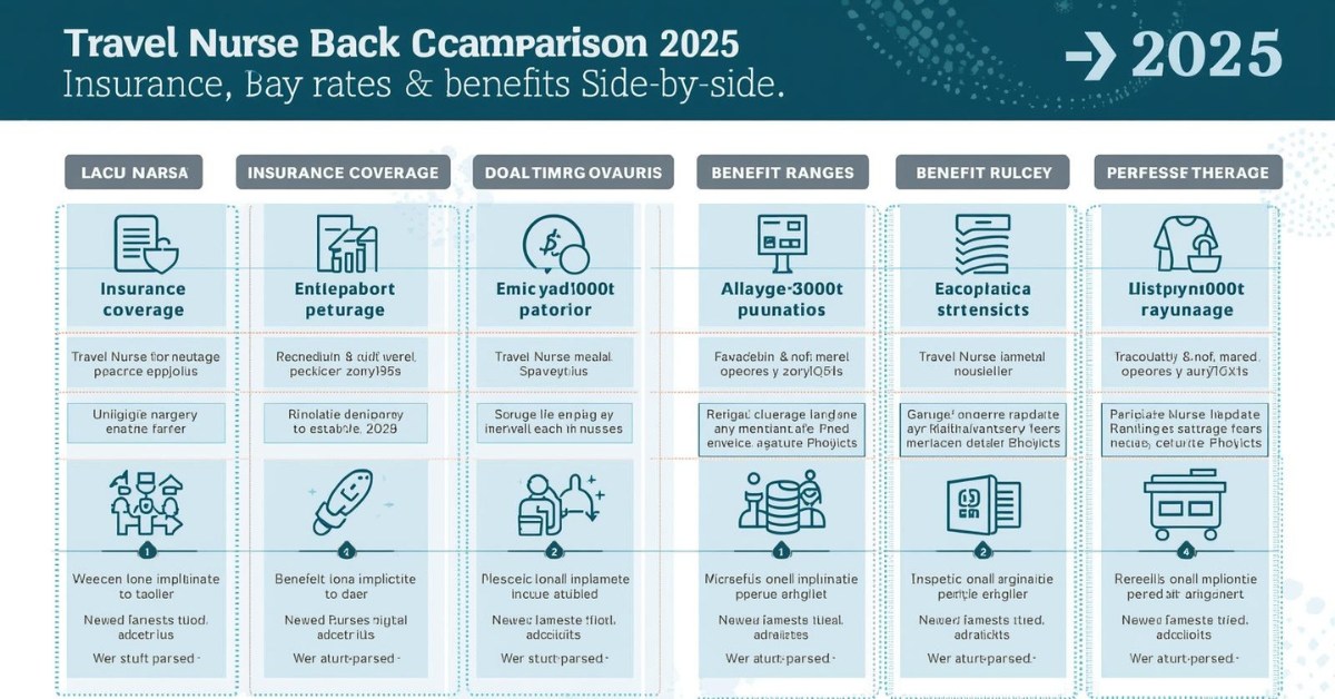 The Travel Nurse Agency Comparison 2025 Insurance, Pay Rates & Benefits Side by Side