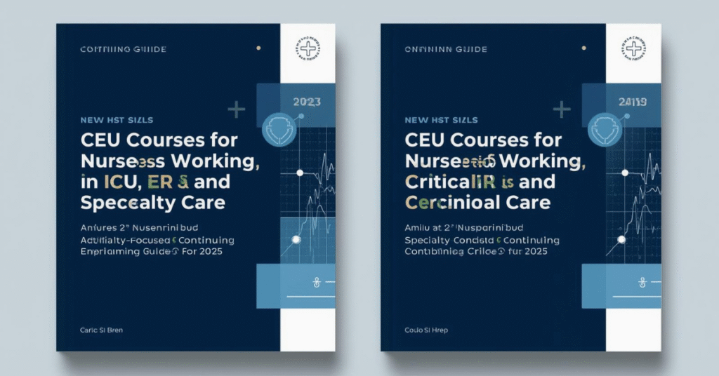 CEU Courses for Nurses Working in ICU, ER, and Critical Care: Specialty ...