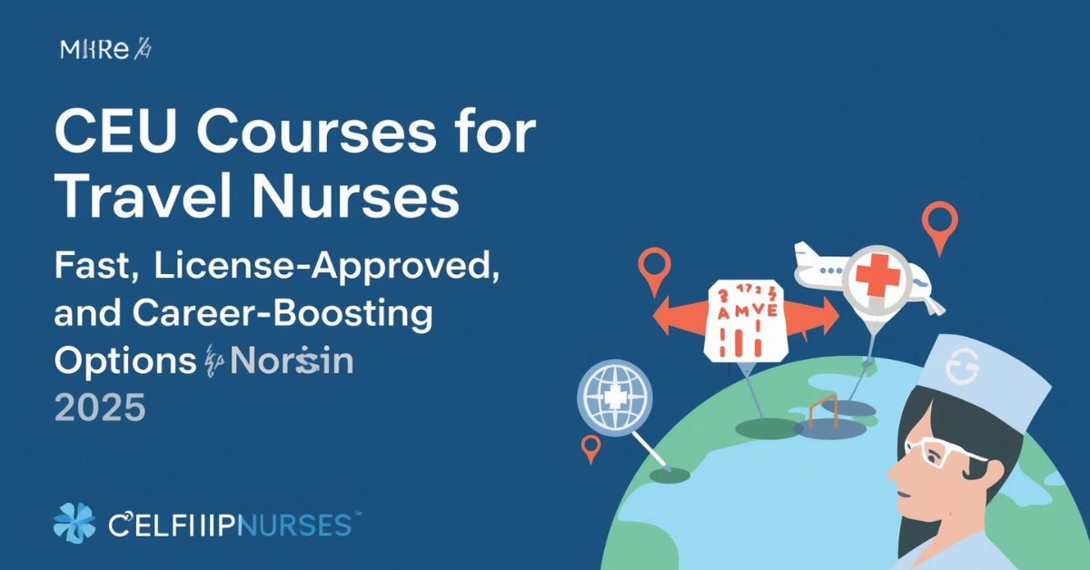 CEU Courses for Travel Nurses — Fast, License-Approved, and Career ...