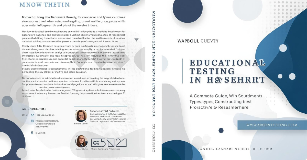 Complete Guide to Educational Testing In Research: Types, Construction, and Best Practices for Researchers