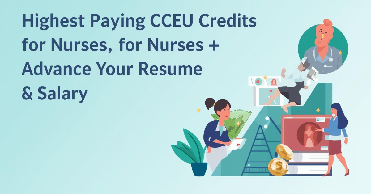 Highest Paying CEU Credits for Nurses — Advance Your Resume & Salary.