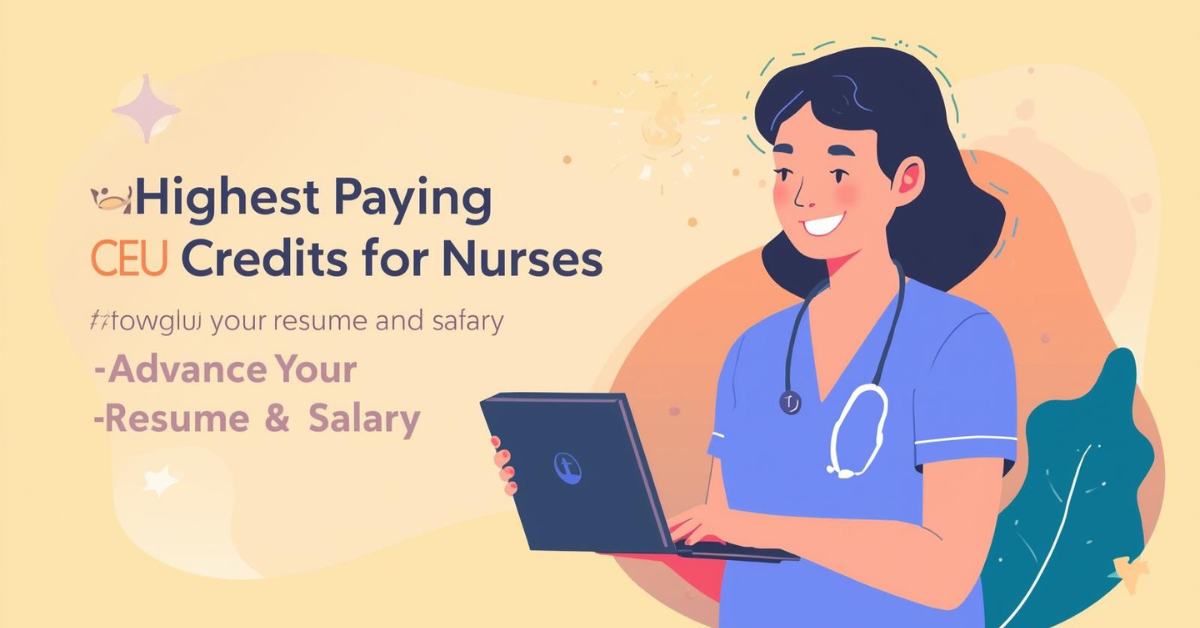 Highest Paying CEU Credits for Nurses — Advance Your Resume & Salary.