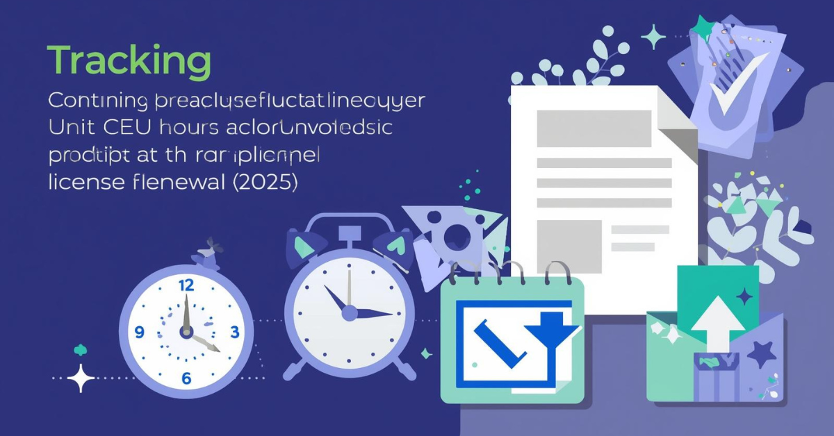 How to Upload Proof for License Renewal and Track CEU Hours (2025 Complete Guide).