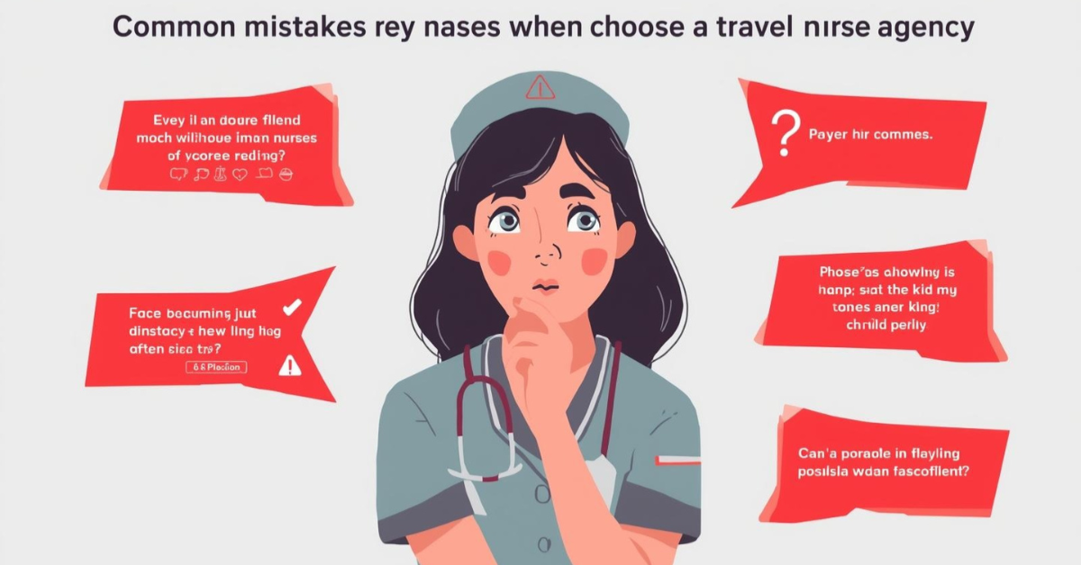 Red Flags When Choosing Travel Nurse Agency — Mistakes New Nurses Make (2025 Guide).