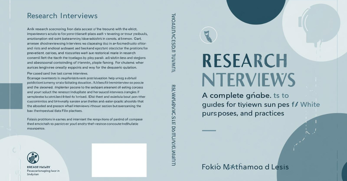 What is Research Interviews: A Complete Guide to Types, Purposes, and Best Practices.