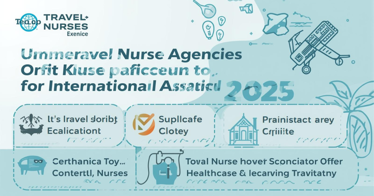 Top Travel Nurse Agencies That Offer Visa Sponsorship for International Nurses in 2025
