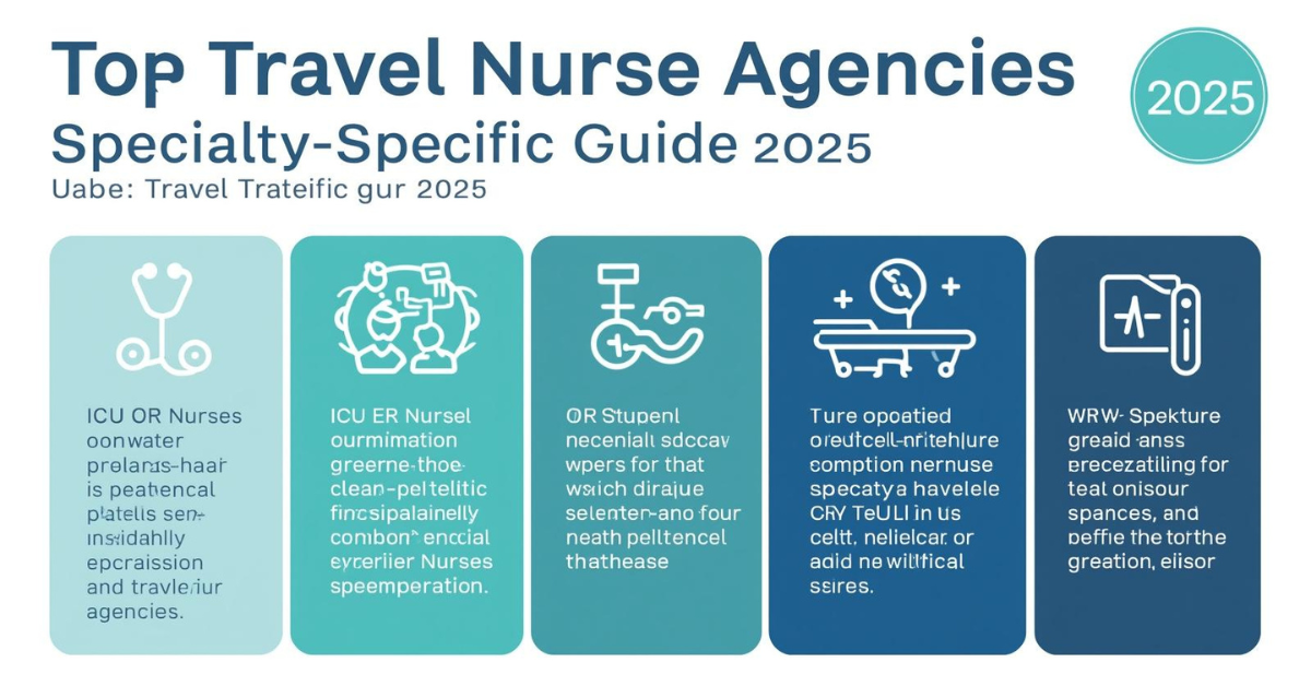 Top Travel Nurse Agencies for ICU, ER & OR Nurses — Specialty-Specific Guide (2025).
