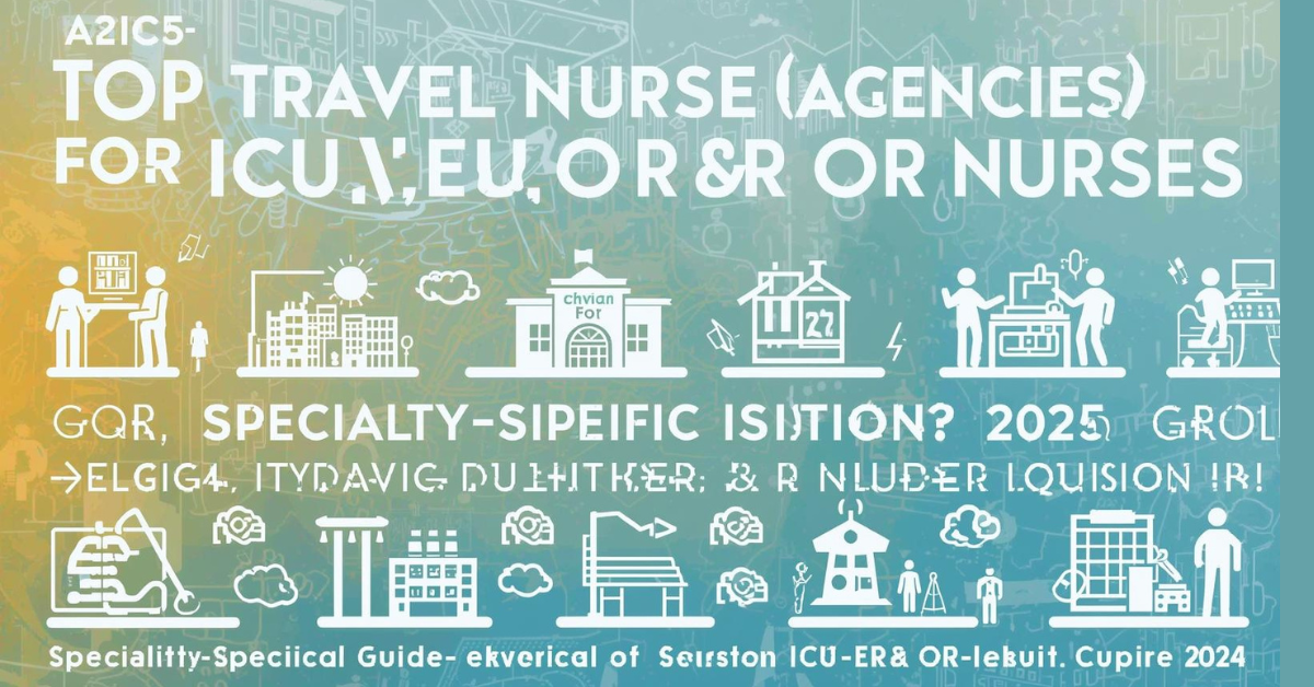 Top Travel Nurse Agencies for ICU, ER & OR Nurses — Specialty-Specific Guide (2025).