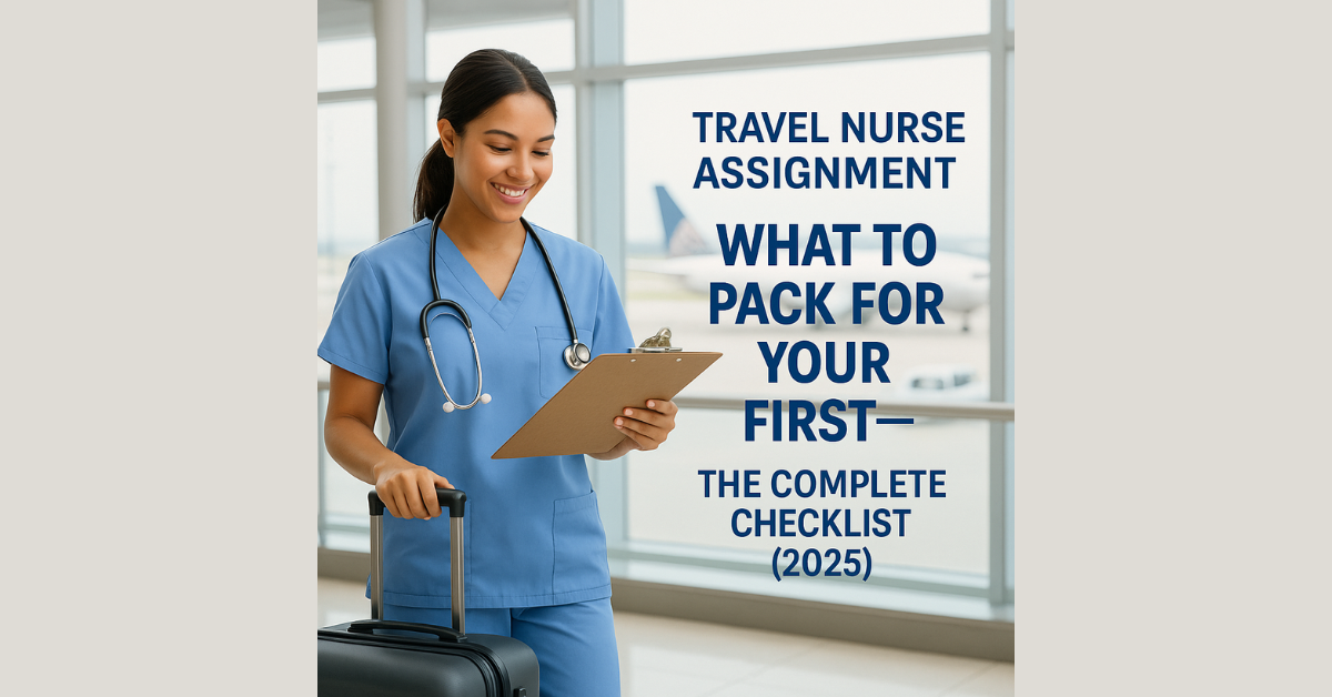 What to Pack for Your First Travel Nurse Assignment — The Complete Checklist (2025).