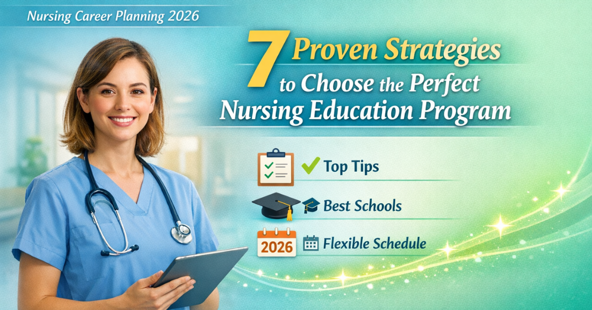 Explore 7 Proven Strategies to Choose the Perfect Nursing Education Program for Your 2026 Schedule.