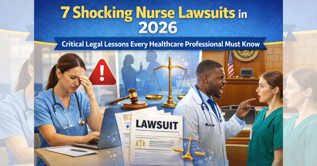 Explore 7 Shocking Nurse Lawsuits in 2026: Critical Legal Lessons Every Healthcare Professional Must Know.