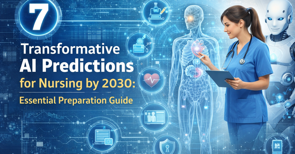 What are 7 Transformative AI Predictions for Nursing by 2030: Essential Preparation Guide.