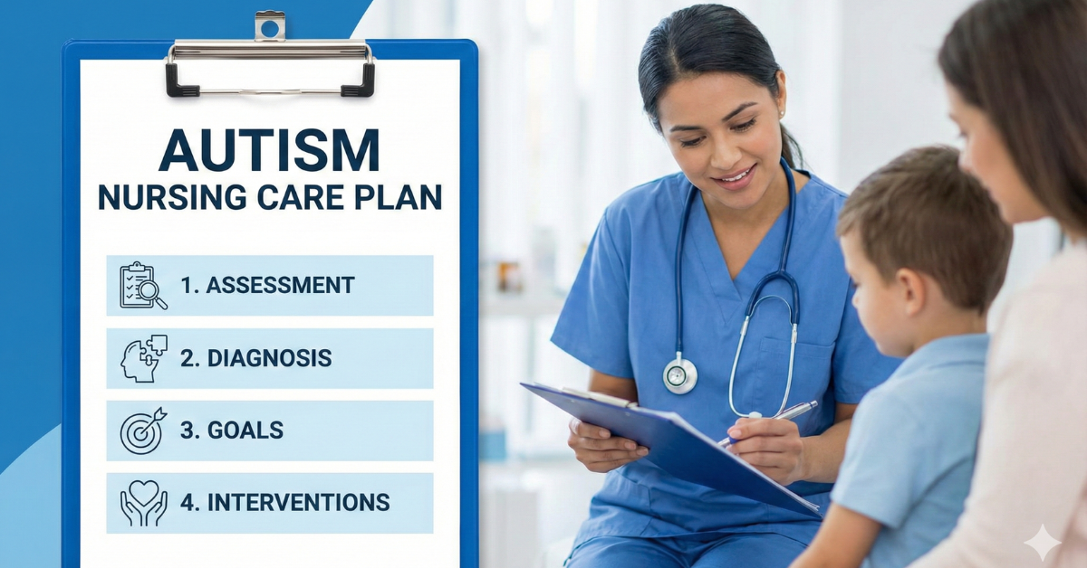 What would be Autism Nursing Care Plan: Assessment, Diagnosis, Goals and Interventions.