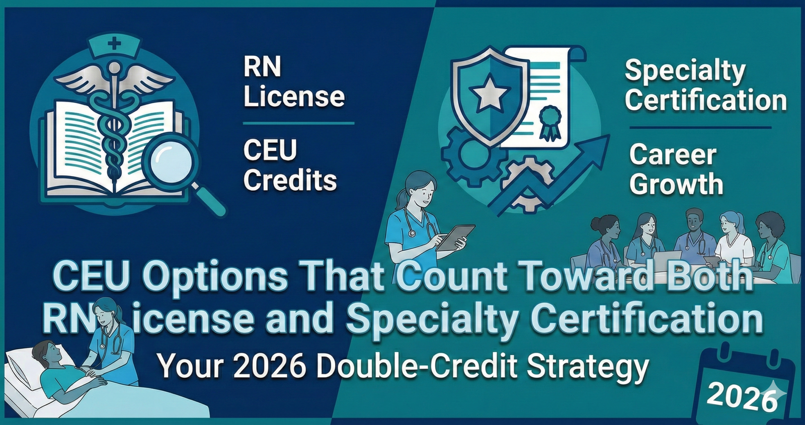 Explore what CEU Options That Count Toward Both RN License and Specialty Certification: Your 2026 Double-Credit Strategy.