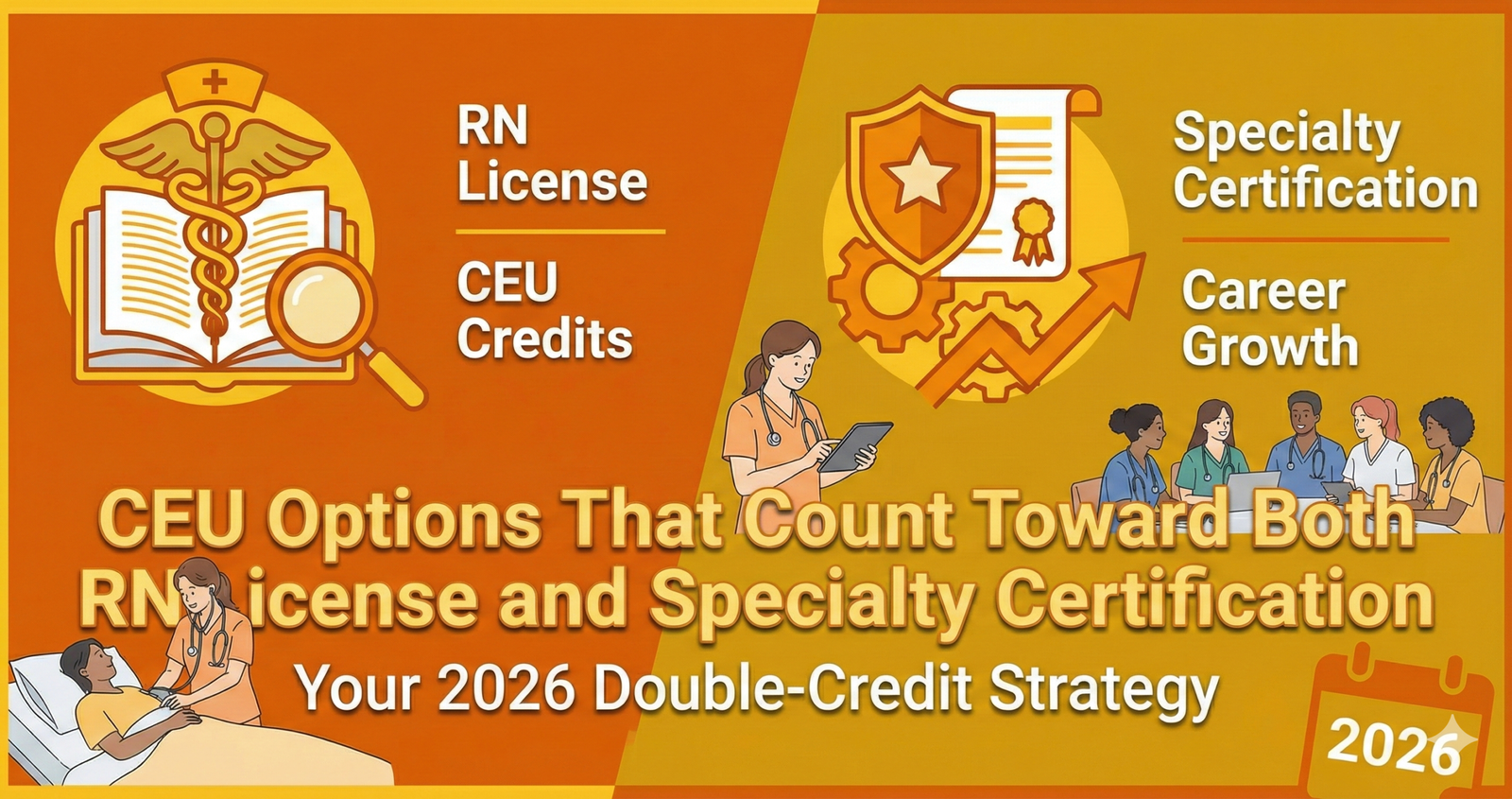 Explore what CEU Options That Count Toward Both RN License and Specialty Certification: Your 2026 Double-Credit Strategy.