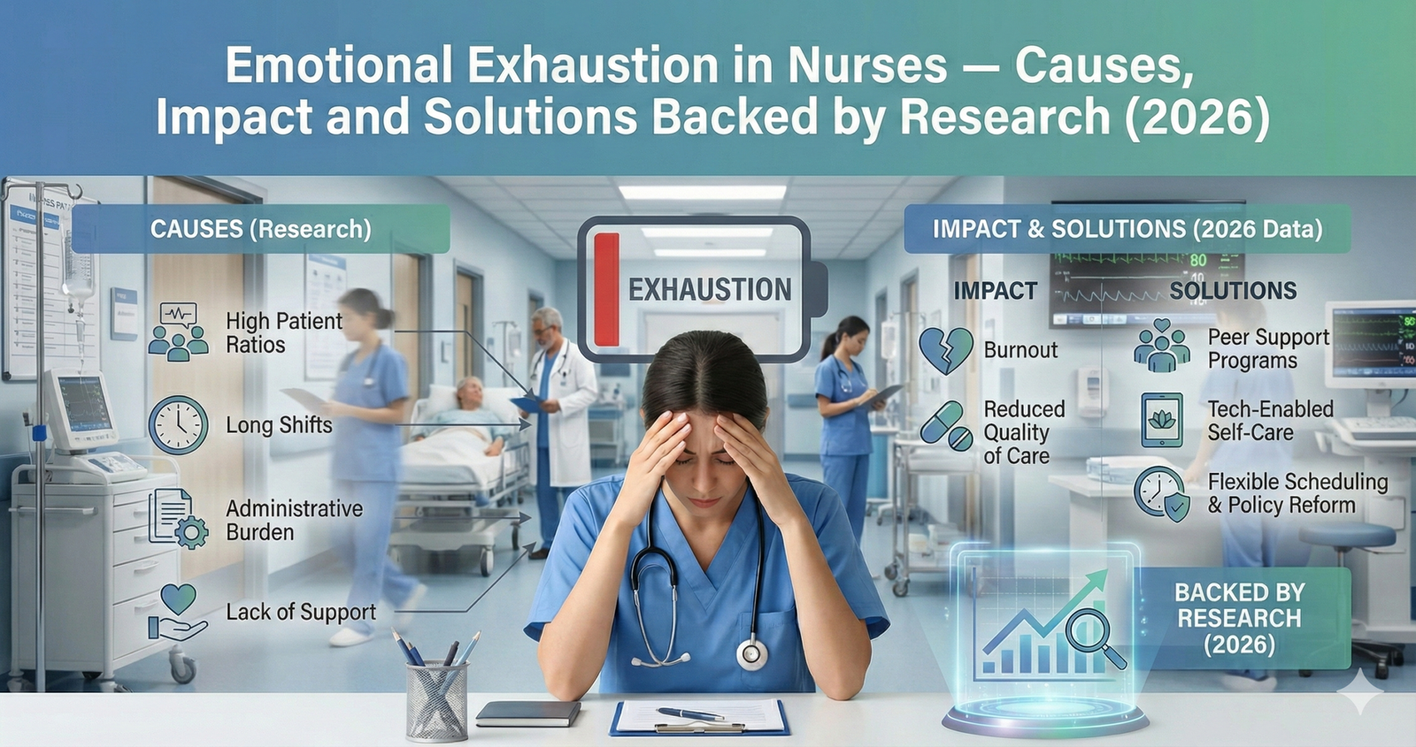 What is Emotional Exhaustion in Nurses — Causes, Impact and Solutions Backed by Research (2026).