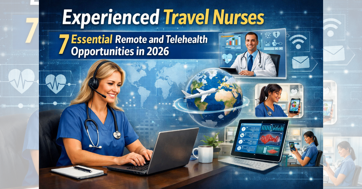 What are 7 Essential Remote and Telehealth Opportunities for Experienced Travel Nurses in 2026.