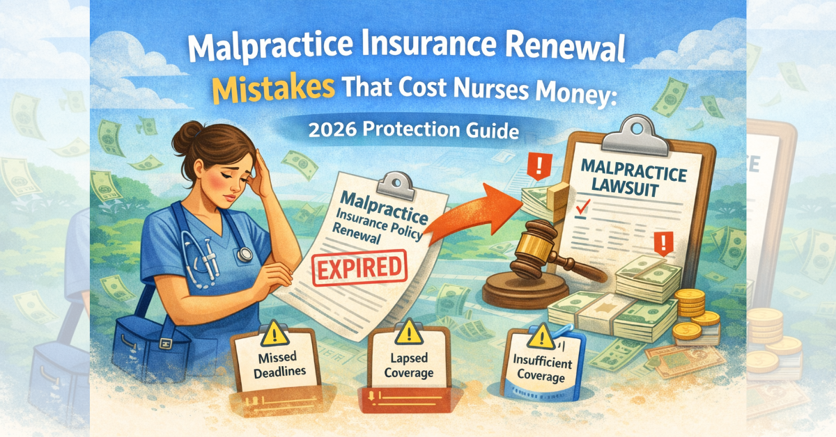 Malpractice Insurance Renewal Mistakes That Cost Nurses Money: 2026 Protection Guide.