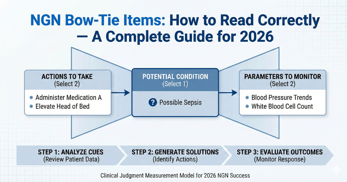 Master NGN bow-tie questions with this whole 2026 guide.