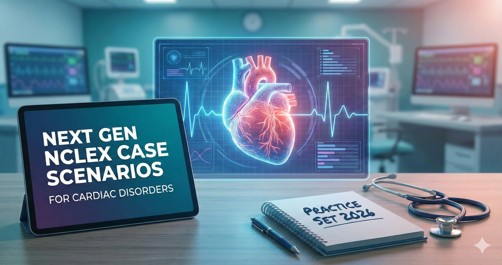 Let Study Next Gen NCLEX Case Scenarios for Cardiac Disorders — Practice Set 2026.