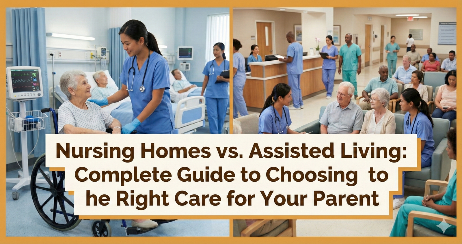 How Nursing Homes vs. Assisted Living: Complete Guide to Choosing the Right Care for Your Parent.