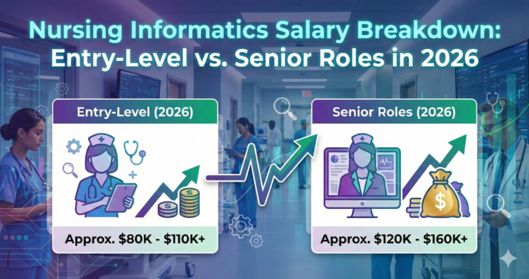 Nursing Informatics Salary Breakdown: Entry-Level vs. Senior Roles in
