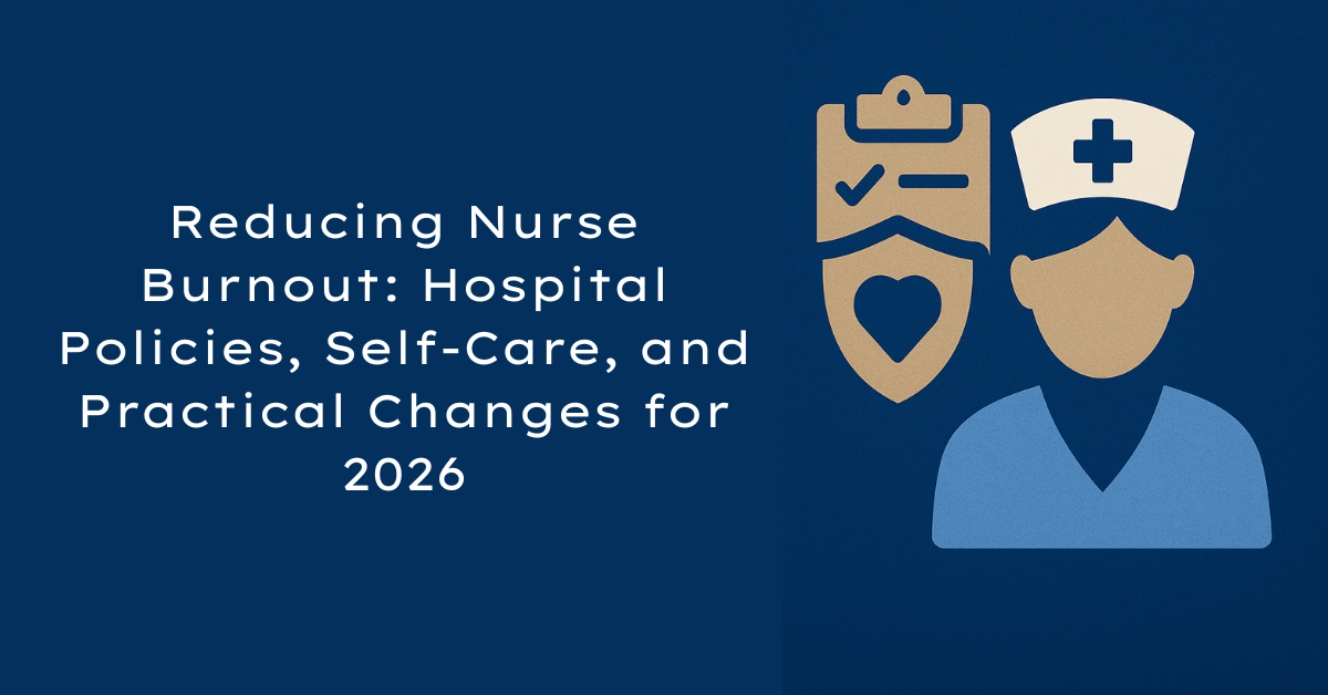 Reducing Nurse Burnout: Hospital Policies, Self-Care, and Practical Changes for 2026