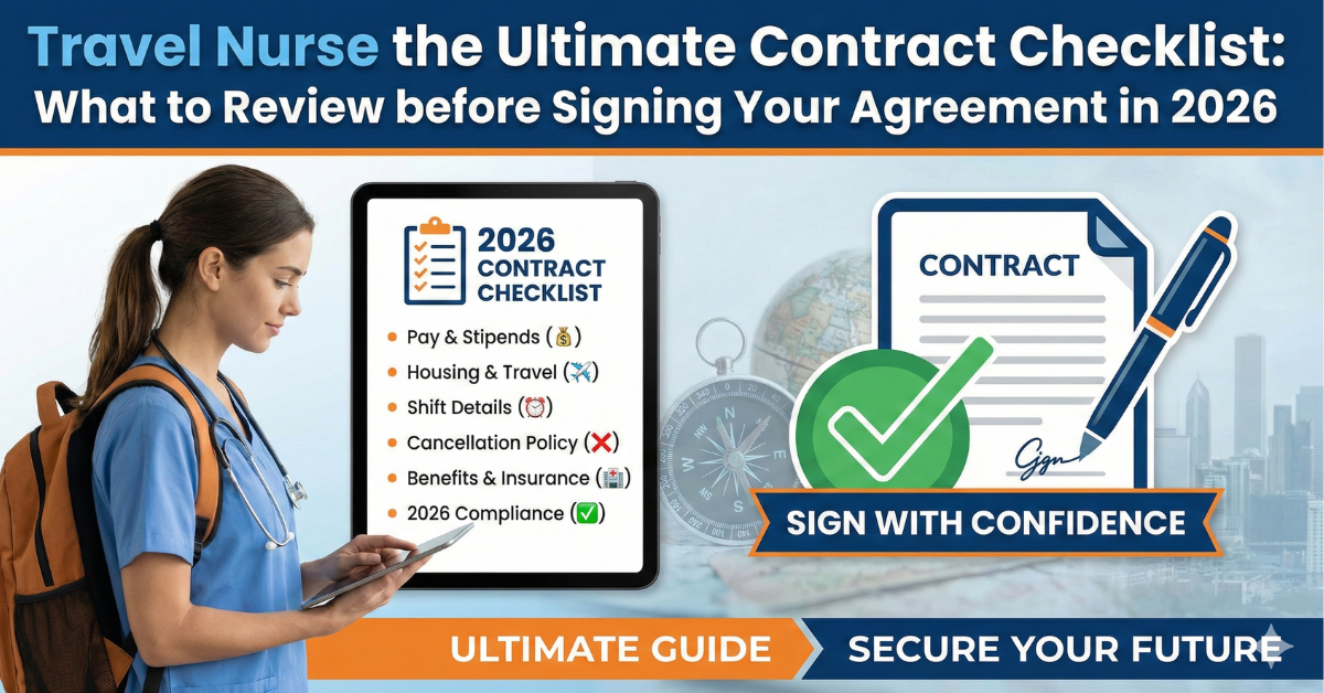 Travel Nurse the Ultimate Contract Checklist: What to Review before Signing Your Agreement in 2026