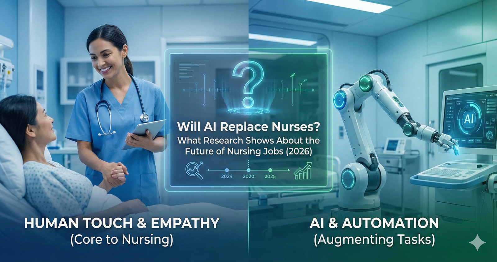Explore how Will AI Replace Nurses? What Research Shows About the Future of Nursing Jobs (2026).