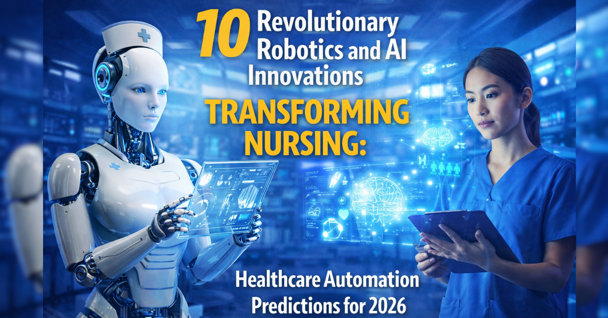 Explore 10 Revolutionary Robotics and AI Innovations Transforming Nursing: Healthcare Automation Predictions for 2026.