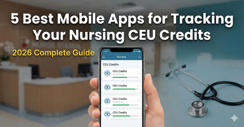 5 Best Mobile Apps for Tracking Your Nursing CEU Credits: 2026 Complete ...
