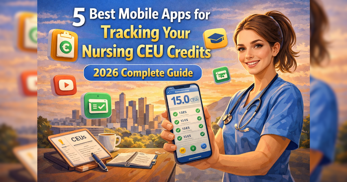 Explore 5 Best Mobile Apps for Tracking Your Nursing CEU Credits: 2026 Complete Guide.