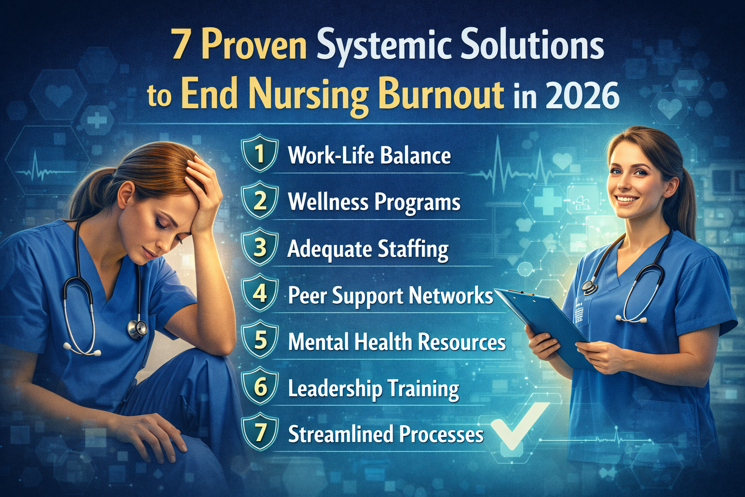 Discover 7 Proven Systemic Solutions to End Nursing Burnout in 2026.
