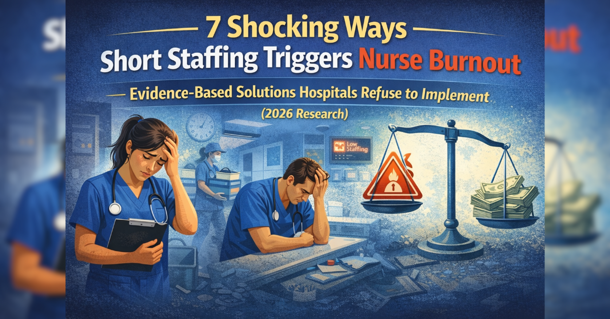 Discover 7 Shocking Ways Short Staffing Triggers Nurse Burnout — Evidence-Based Solutions Hospitals Refuse to Implement (2026 Research).