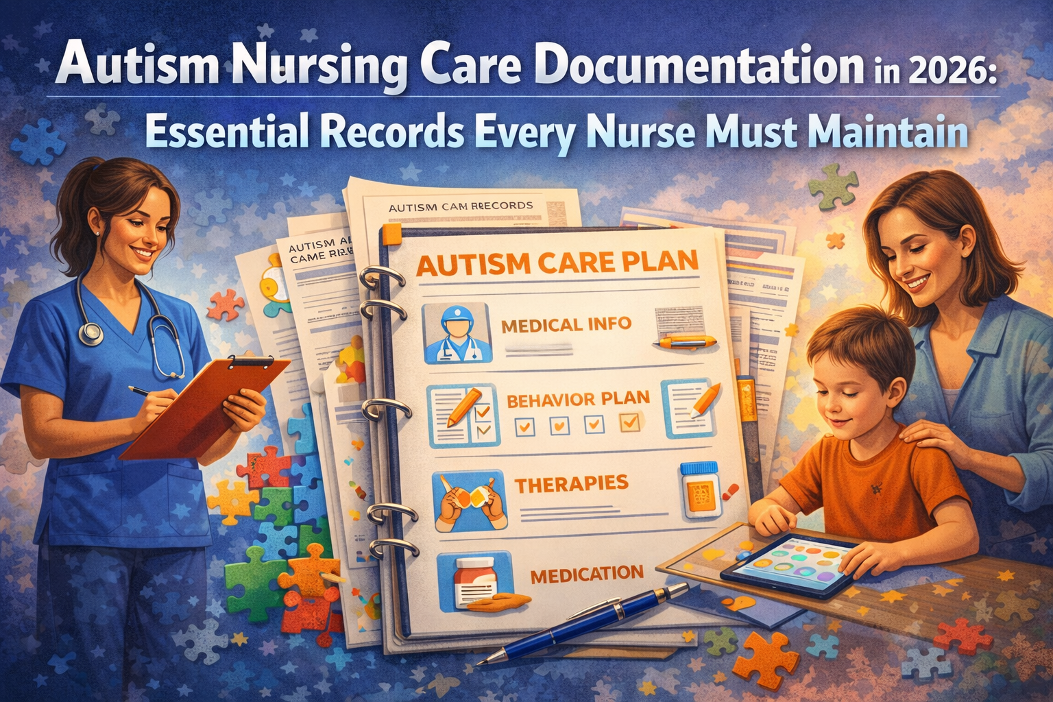 How Autism Nursing Care Documentation in 2026: Essential Records Every Nurse Must Maintain.