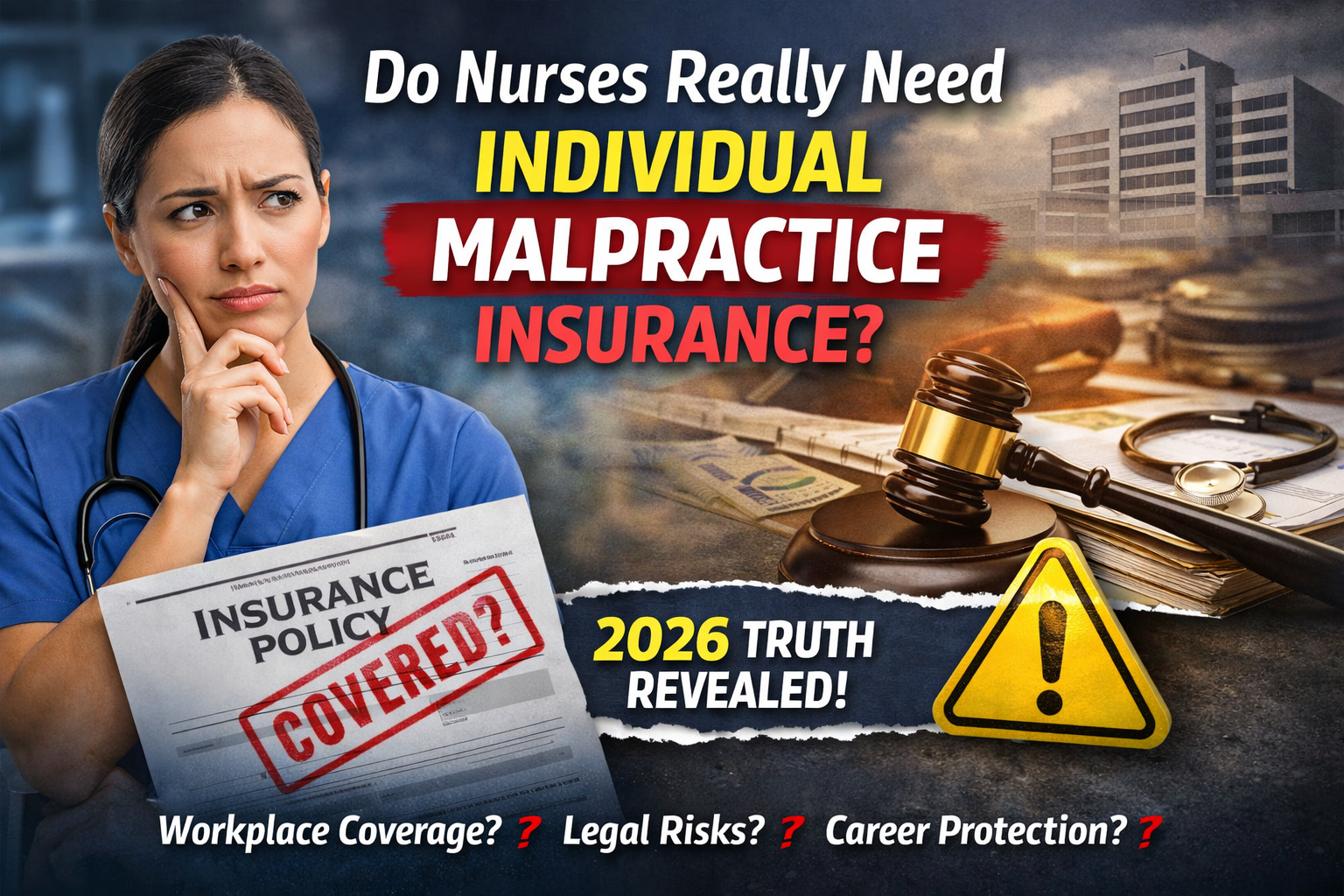 Let Explore Do Nurses Really Need Individual Malpractice Insurance? 2026 Truth Bomb Revealed for Healthcare Professionals.