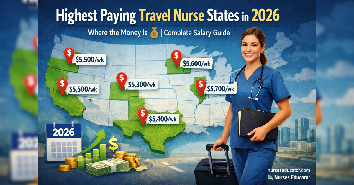 Discover Highest Paying Travel Nurse States in 2026: Where the Money Is (Complete Salary Guide).