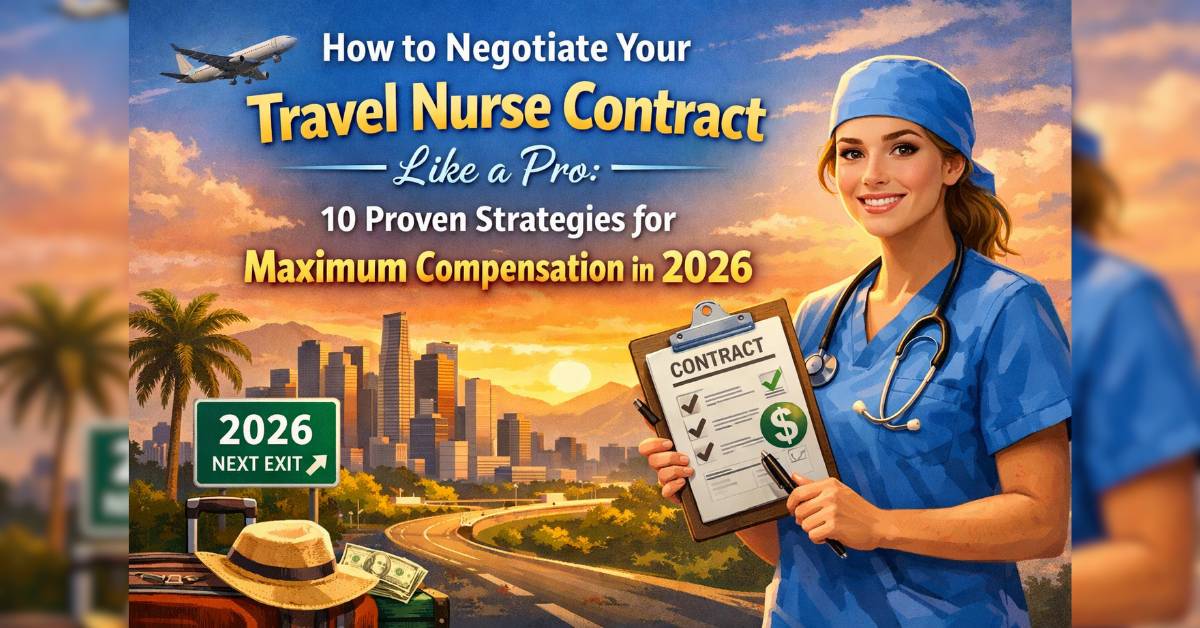 Explore How to Negotiate Your Travel Nurse Contract Like a Pro: 10 Proven Strategies for Maximum Compensation in 2026.