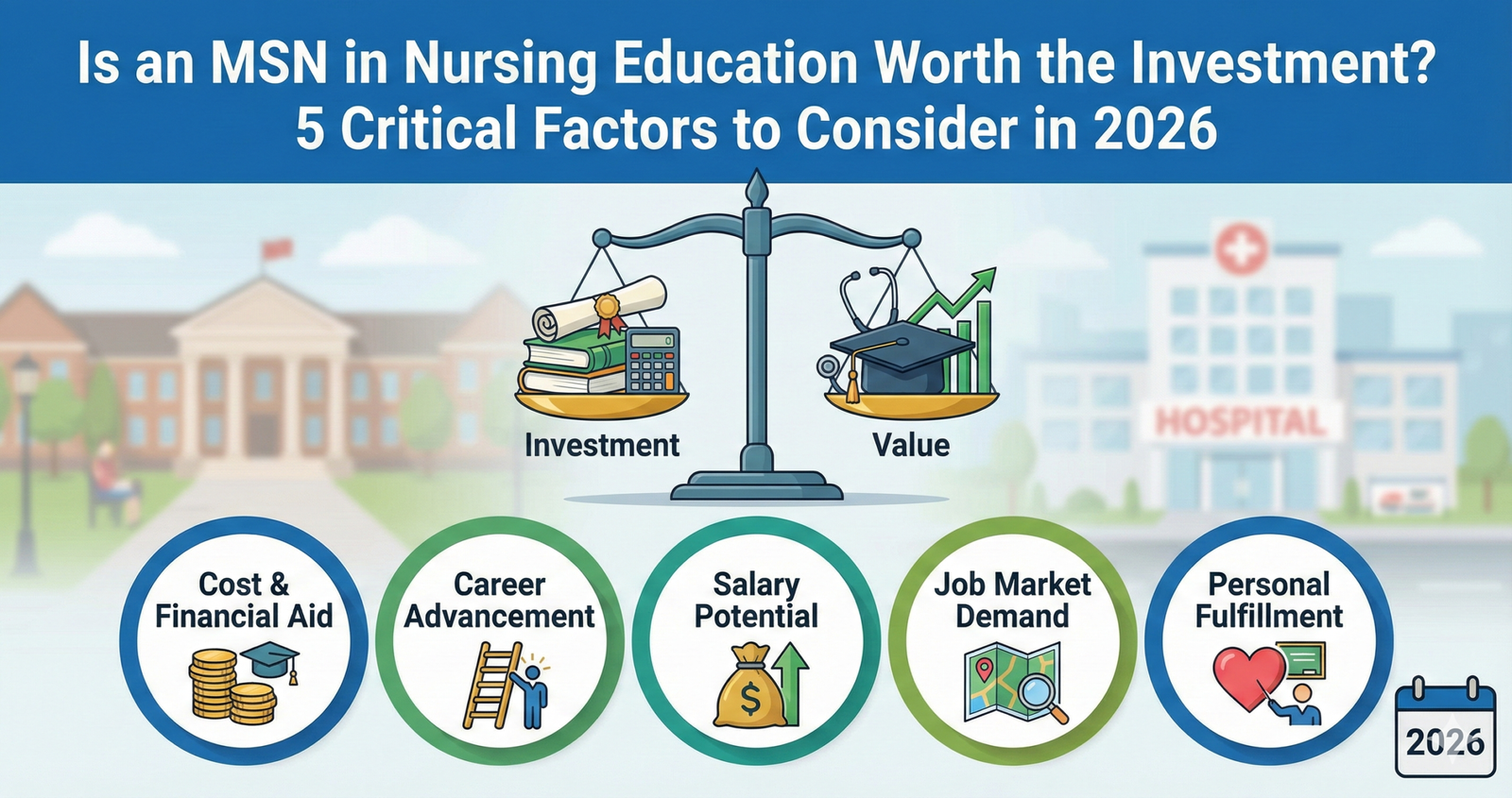 Discover Is an MSN in Nursing Education Worth the Investment? 5 Critical Factors to Consider in 2026.