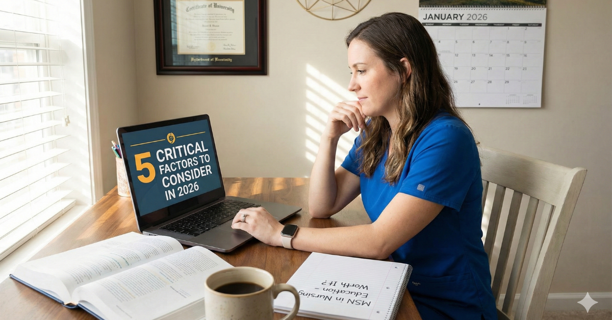 Discover Is an MSN in Nursing Education Worth the Investment? 5 Critical Factors to Consider in 2026.