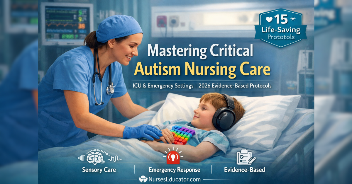 Discover Mastering Critical 2026 Autism Nursing Care in ICU & Emergency Settings: 15 Evidence-Based Protocols That Save Lives.