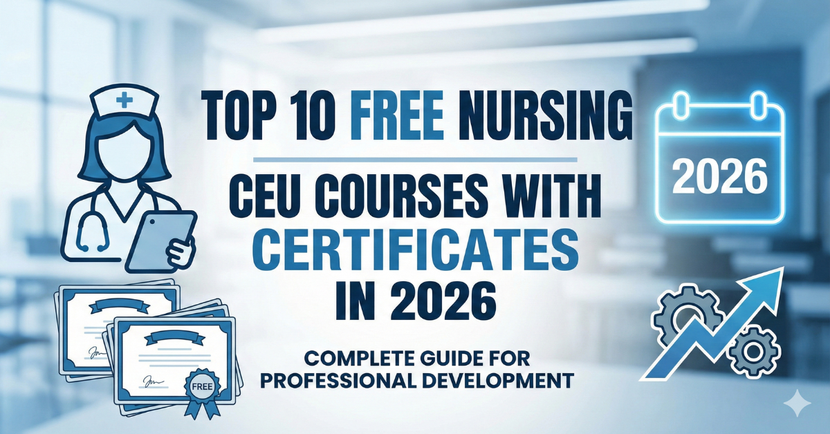 Discover Top 10 Free Nursing CEU Courses with Certificates in 2026: Complete Guide for Professional Development.