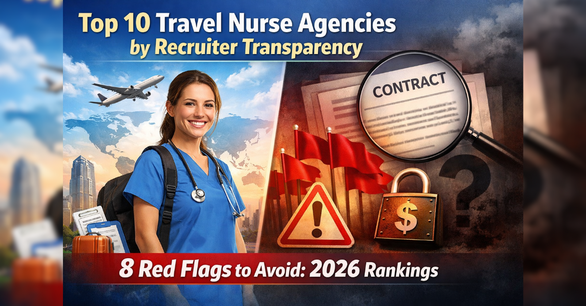 8 Red Flags to Avoid -Top 10 Travel Nurse Agencies by Recruiter Transparency-Top 10 2026 Rankings.
