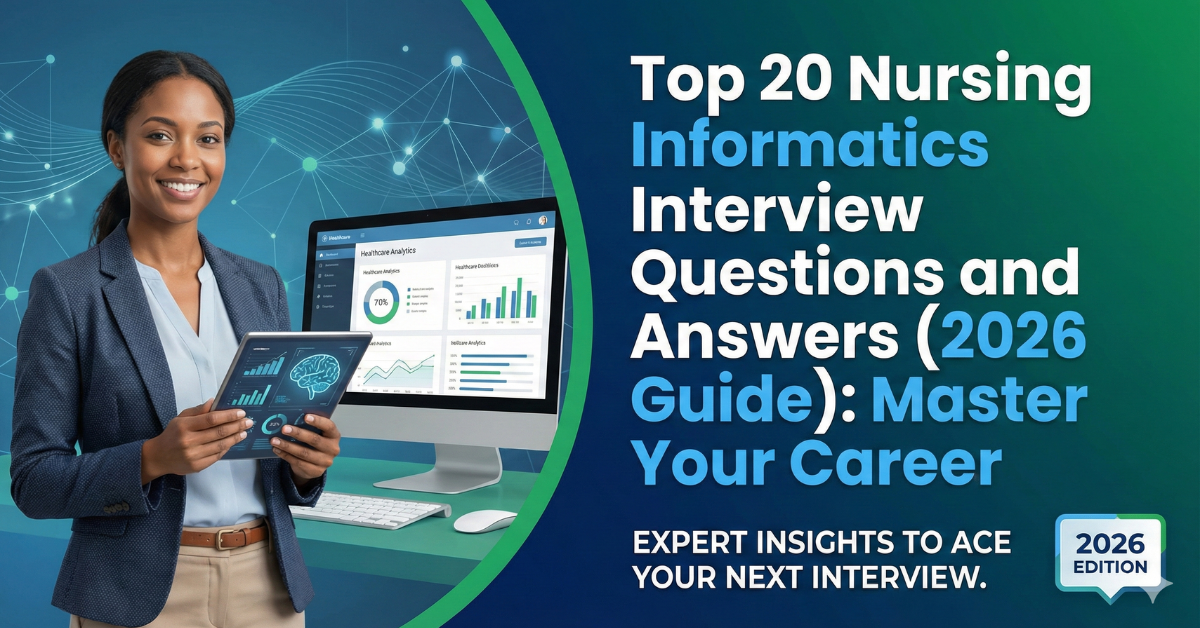 In which way Top 20 Nursing Informatics Interview Questions and Answers (2026 Guide): Master Your Career.