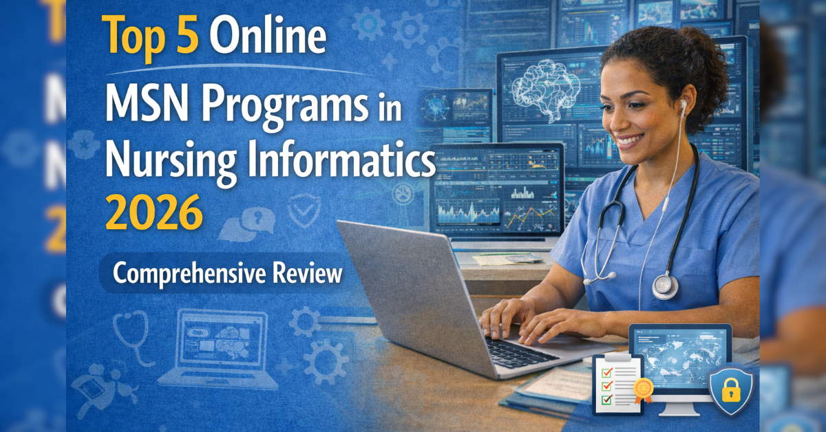 Discover Top 5 Online MSN Programs in Nursing Informatics 2026: Comprehensive Review.