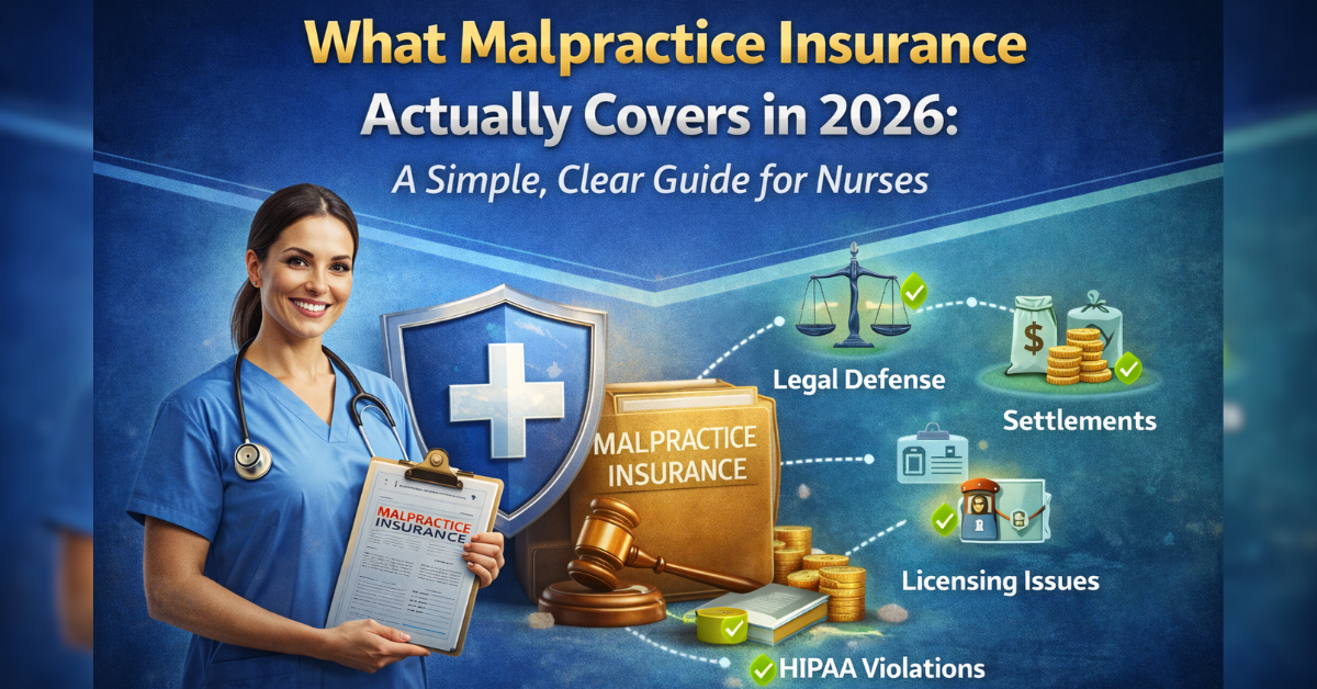 Explore What Malpractice Insurance Actually Covers in 2026: A Simple, Clear Guide for Nurses.