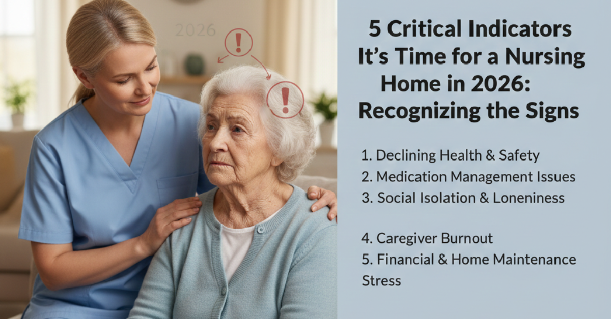 Learn Recognizing the Signs: 5 Critical Indicators It's Time for a Nursing Home in 2026.