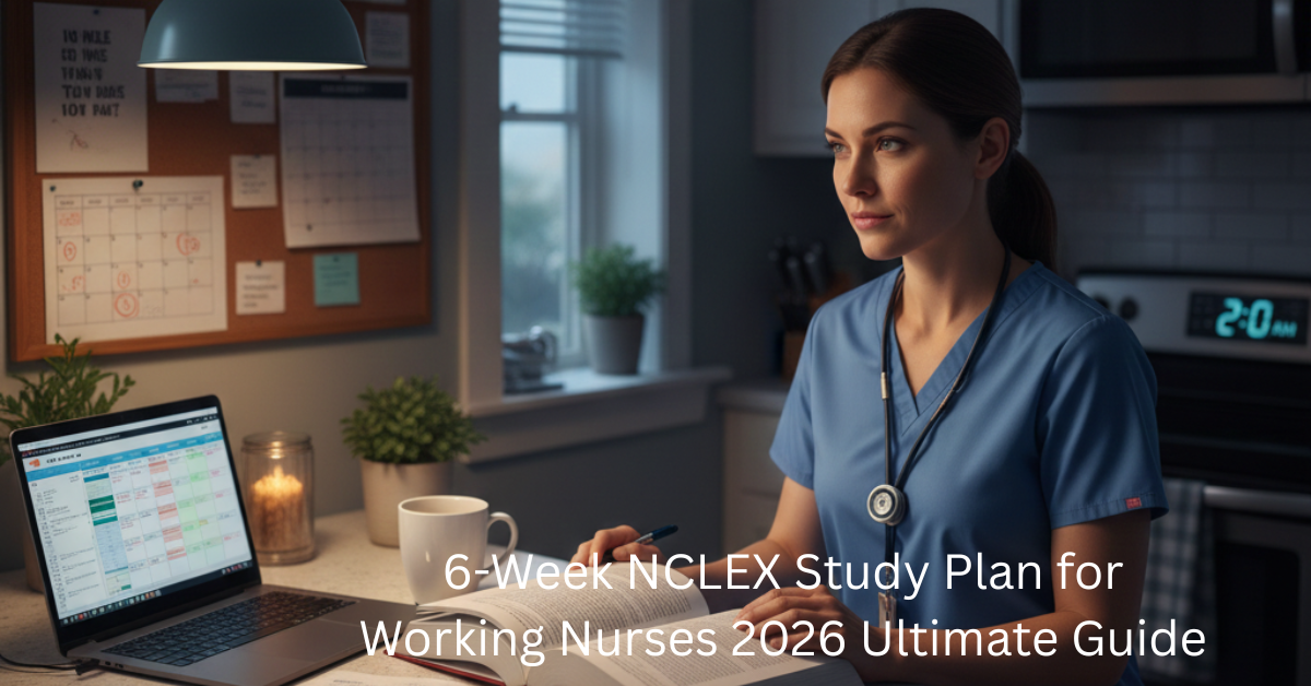 Master The 6-Week NCLEX Study Plan for Working Nurses: 2026 Ultimate Guide.